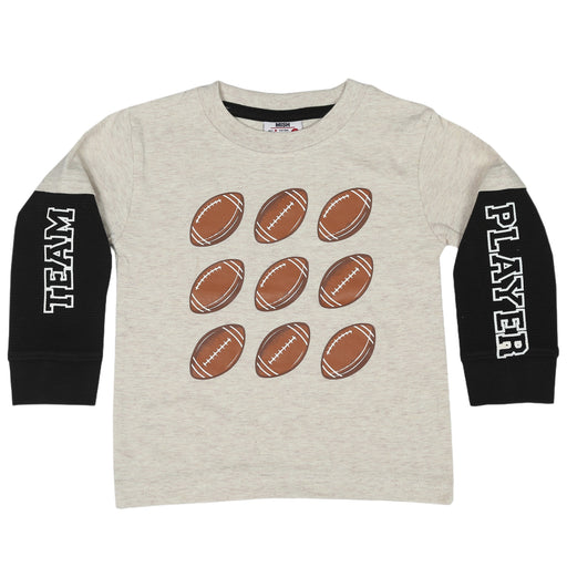 Kids Long Sleeve 2Fer Tee - Team Player (9997602193692) (10604774097180)