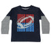 Kids Long Sleeve Enzyme 2Fer Tee - Touch Down (9997652623644) (10624213057820)