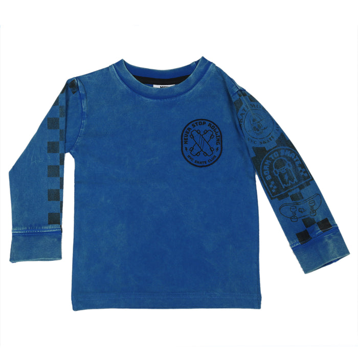 Kids Long Sleeve Enzyme Tee - Skate Patch (9997647249692) (10604774228252)