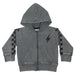 Kids Enzyme Zip Hoodie - Check Coal (9999070626076) (10633474212124)