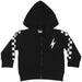 Kids Zip Hoodie - Check Black (9999130427676) (10633474965788) (10633476440348)