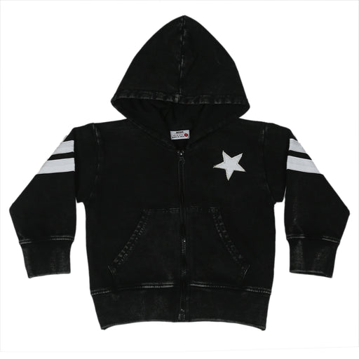 Kids Enzyme Zip Hoodie - Sports Star Black (9999141699868) (10633482502428)