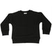 Kids Crew Neck Sweatshirt - Black (10020361928988) (10611634667804)