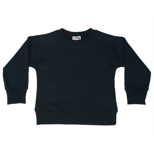 Kids Crew Neck Sweatshirt - Navy (10020408951068) (10611634798876)