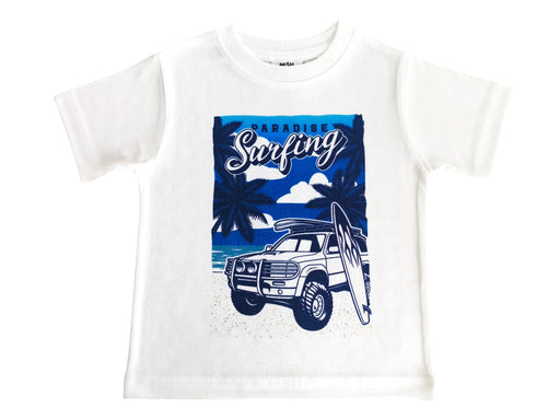Kids Short Sleeve Tee - Surf Paradise (10161115627804) (10591513018652)
