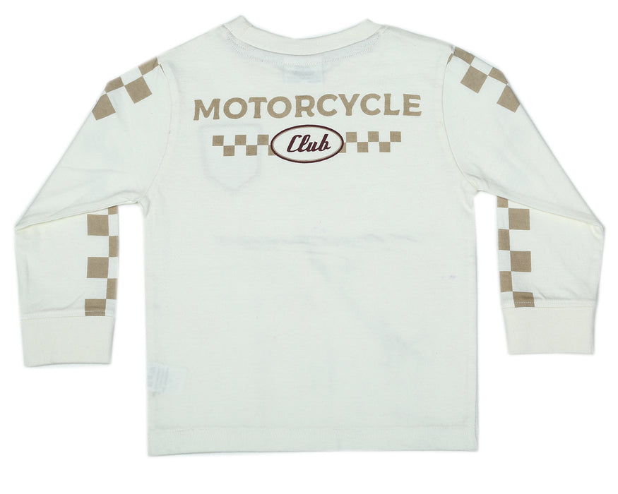 Kids Two-Sided Shirt - Check Motorcycle Club