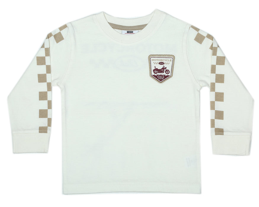 Kids Two-Sided Shirt - Check Motorcycle Club