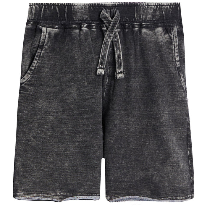 Kids Black Denim Shorts (10516000309532)