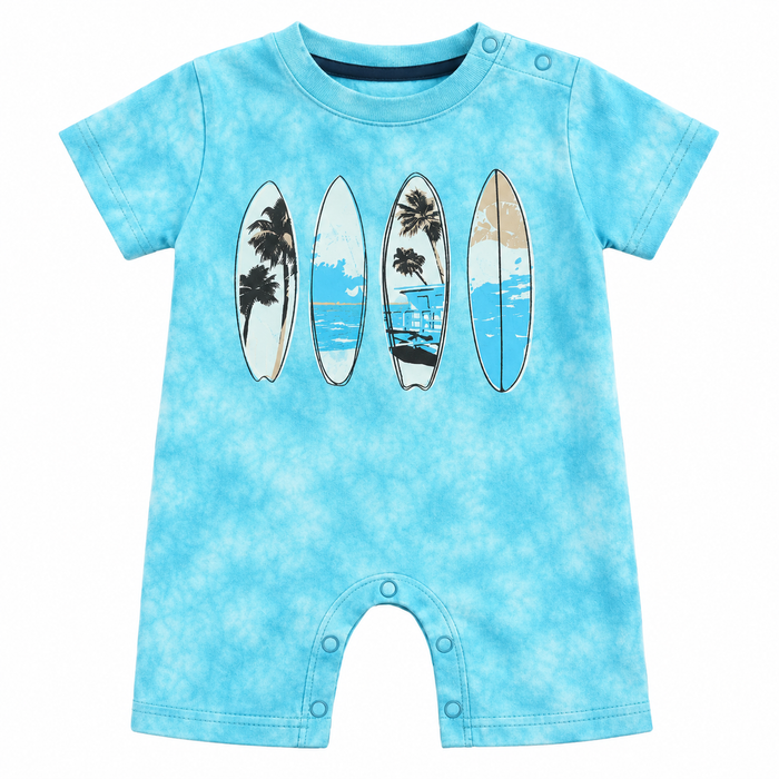 Baby Romper - Tie Dye Surf Boards