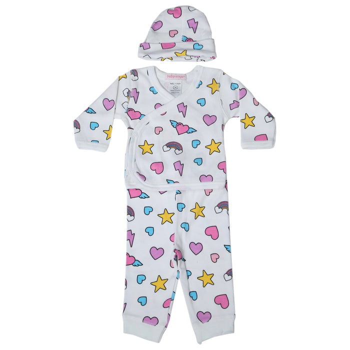 Baby 3 Piece Set - Rainbow (8904334311708)