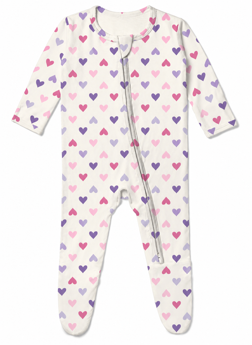 Baby Footie - Sweet Hearts