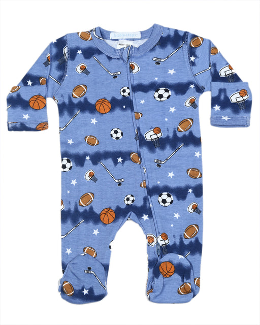Baby Two-Way Zipper Footie - Play Sports (10038817358108) (10616050712860)