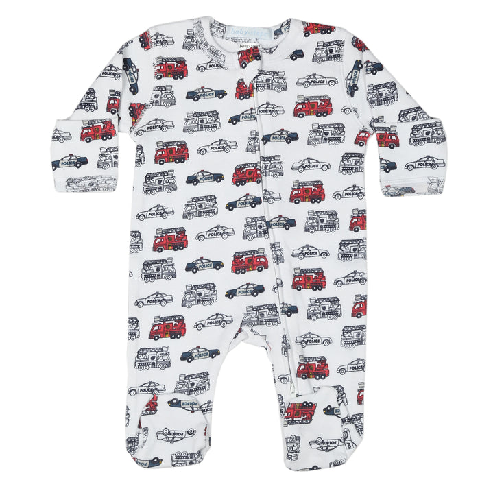 Baby Two-Way Zipper Footie - Local Heroes (10038858449180) (10616050942236)