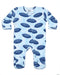 Baby Two-Way Zipper Footie - Blue Footballs (10038872080668) (10616051564828)