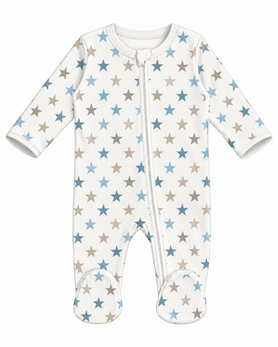 Baby Footie - Stars on Sand
