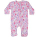 Baby Two-Way Zipper Footie - Water Color Floral (10038894854428) (10616040620316) (10616040685852)