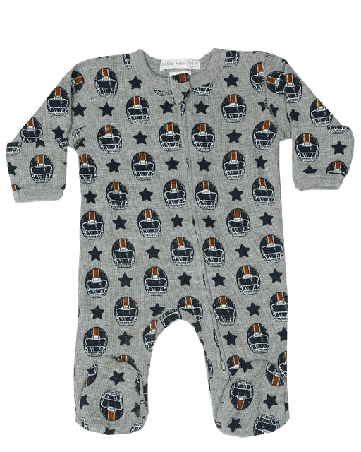 Baby Thermal Zipper Footie - Champions Football (10002827968796) (10608536944924)