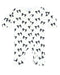 Baby Thermal Two-Way Zipper Footie - Bows (10002787270940) (10608482746652)