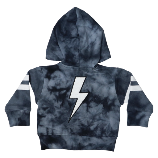 Baby Tie Dye Zip Hoodie - Bolt (8973521781020)