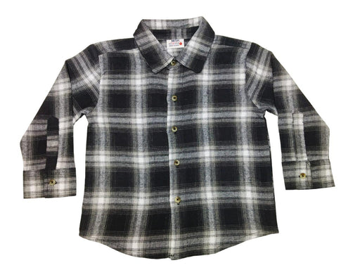 Kids Long Sleeve Flannel Shirt - Live Fast (8942298595612)