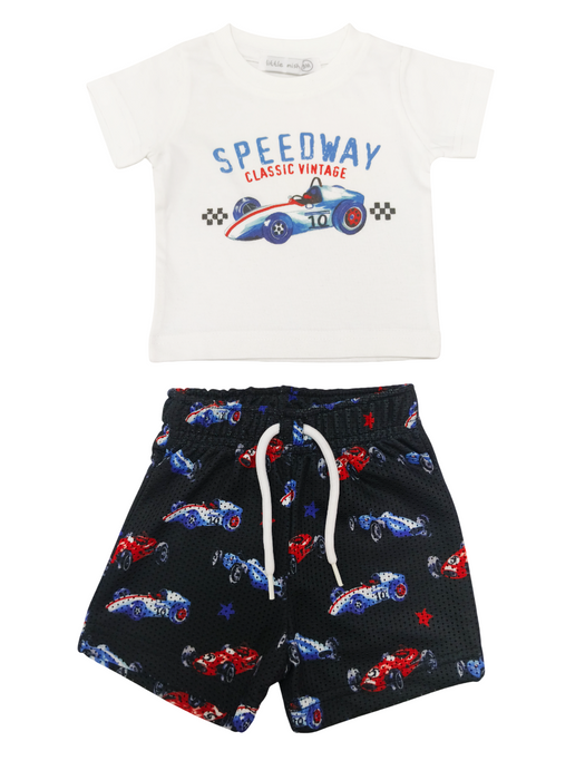 Baby and Toddler Tee and Mesh Shorts Set - Speedway
