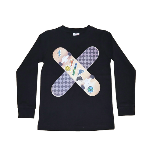 Kids Long Sleeve Tee - Cross Boards (8941701562652)