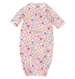 Baby Converter Gown - Pastel Hearts (8454780289308)