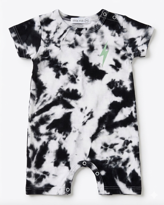 Baby Tie Dye Shortall - Rock Bolt