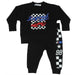 Baby Shirt and Jogger Set - Racer Check (10002862670108) (10608462168348)