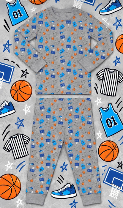Kids Pajamas - Basketball