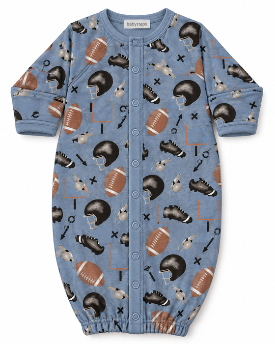 Baby Converter Gown - Football Playbook