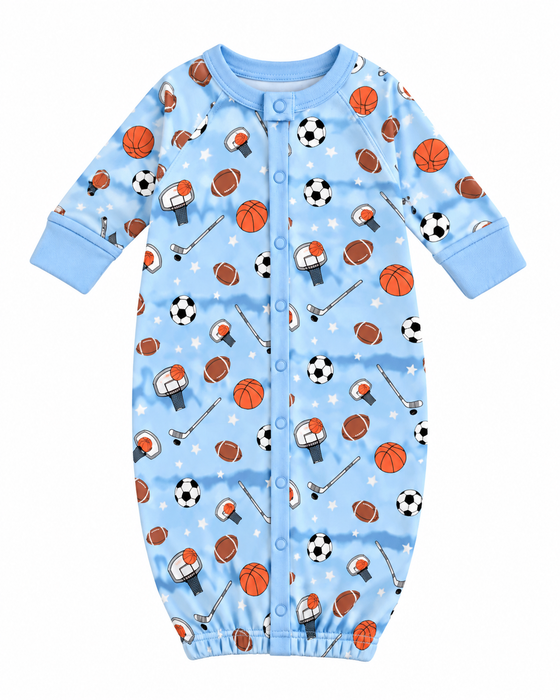 Baby Converter Gown - Play Sports