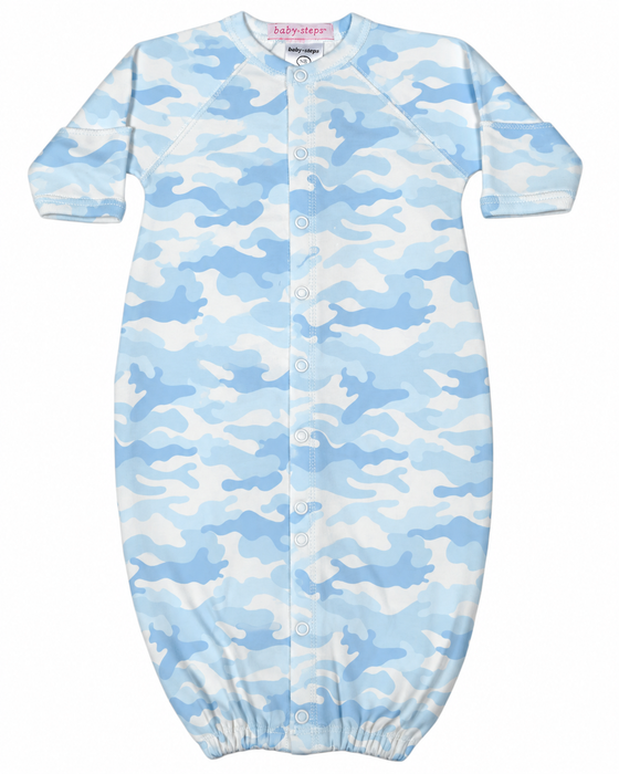 Baby Converter Gown - Blue Camo