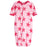 Baby Converter Gown - Large Pink Stars (8462843281692)