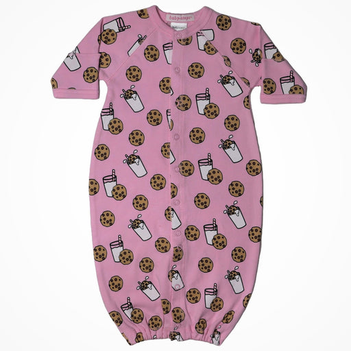 Baby Converter Gown - Milk & Cookies Pink (8462848360732)