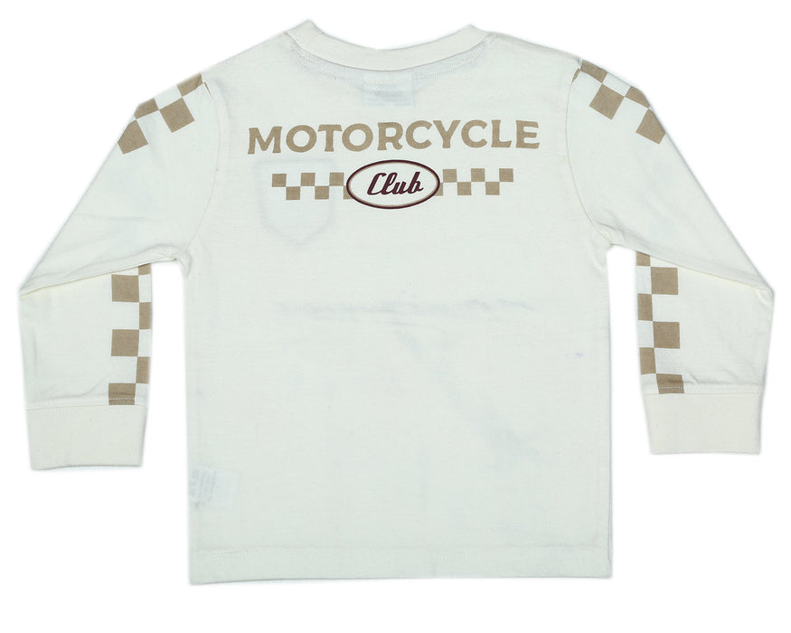 Kids Two-Sided Check Shirt - Motorcycle Club Patch