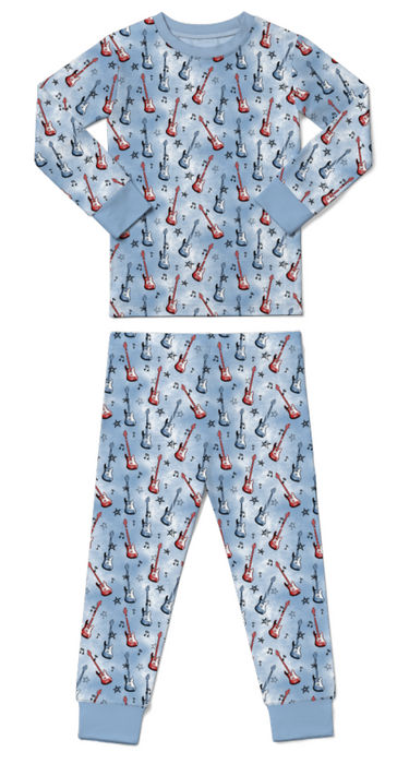Kids Pajamas - Let’s Rock Guitars