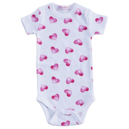 Baby Bodysuit - Water Color Hearts (8462991327516)
