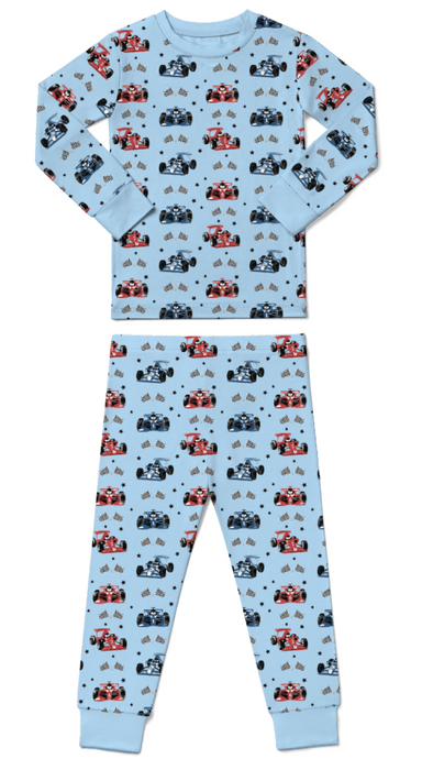 Kids Pajamas - Racetrack