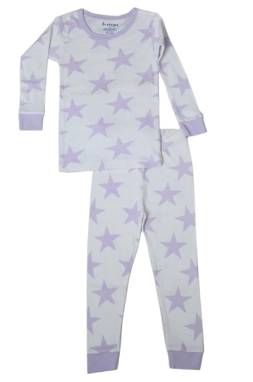 Kids Pajamas - Large Star Lilac (8472795808028)