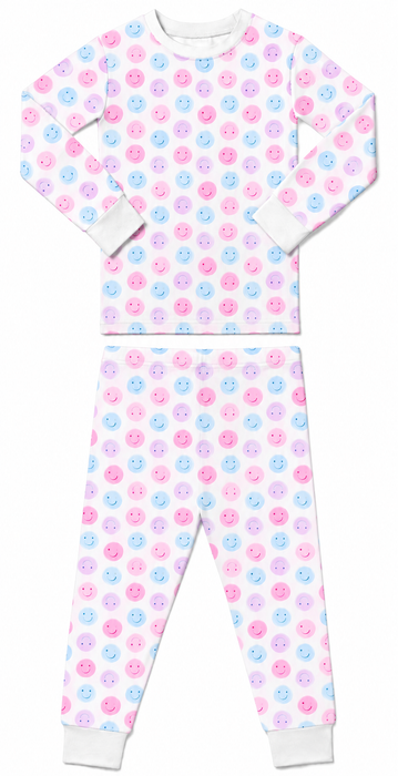 Kids Pajamas - Smiley Dot