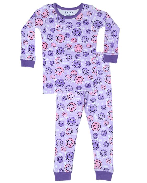 Kids Pajamas - Smiley Tie Dye