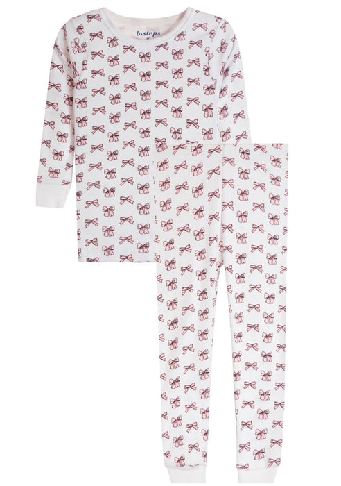 Kids Pajamas - Pink Bows