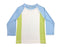 Baby Rash Guard -Long Lt Blue Sleeves/White/Green (8351341904156)