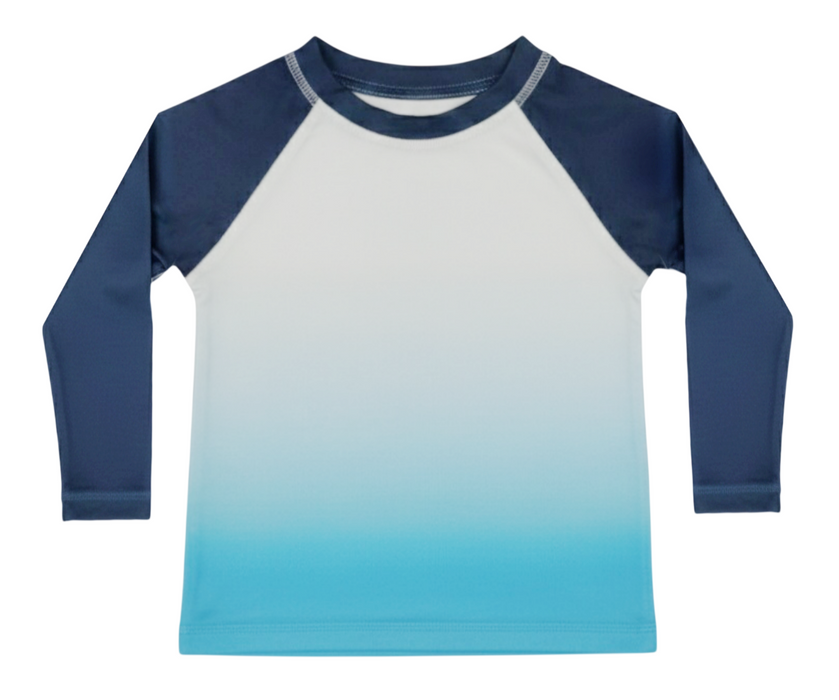 Baby Swim Rash Guard - Turq Ombre