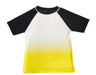 Kids Swim Short Sleeve Rash Guard - Ombré yellow (10183724957980) (10591357141276)