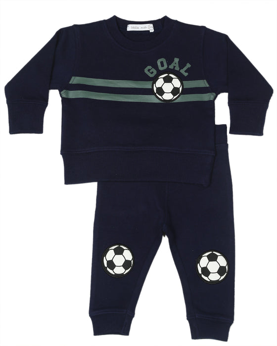 Toddler Soccer MVP Set - Navy