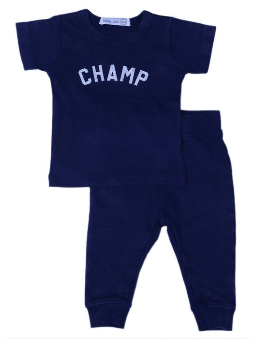 Baby Enzyme Tee and Pants Set - Champ