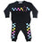 Baby Long Sleeve Shirt and Pants Set - Rainbow Check Thermal (8173615677724)