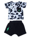 SS3783 Baby Tee and Shorts Set - Rock Guitar Black (10190023688476) (10587118928156)